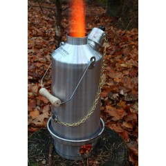 Silver Anodised Aluminium Ghillie Camping Kettles