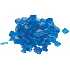 Fire Glass Aqua Blue