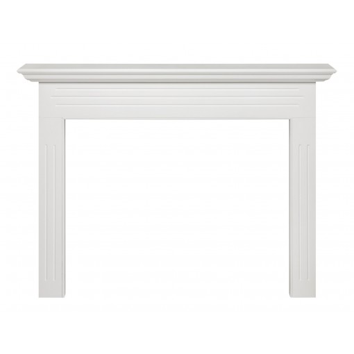 The Newport  48" Fireplace Mantel MDF White Paint