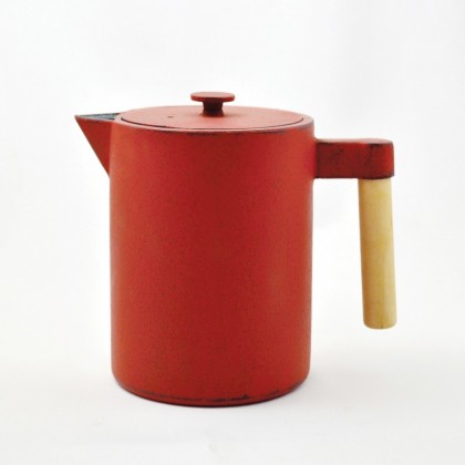 Kohi cast iron teapot, 1.2l chili