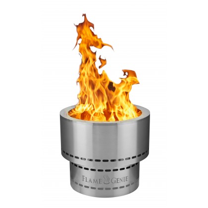 Flame Genie Inferno® Pellet Fire Pit, Stainless Steel