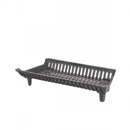 HY-C Liberty Foundry 27" Heavy-Duty Cast Iron Fireplace Grate with 2" Clearance