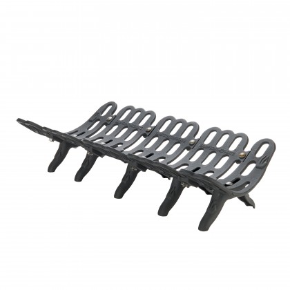 HY-C Liberty Foundry 33" Self-Feeding Cast Iron Fireplace Grate with 2 ¾" Clearance