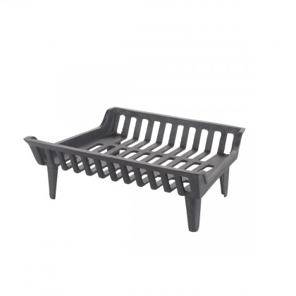 HY-C Liberty Foundry 20" Heavy-Duty Cast Iron Fireplace Grate with 4" Clearance